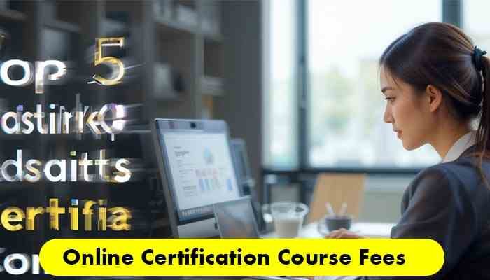 Online Certification Course Fees