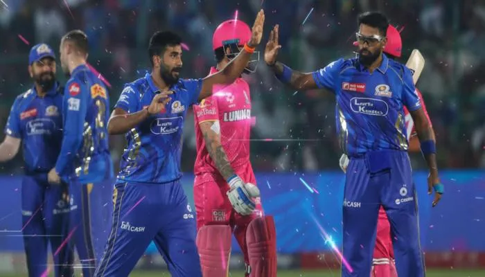 Mumbai Indians vs Rajasthan Royals Match Scorecard